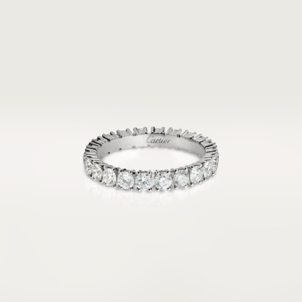 Cartier Destinée wedding ring, width 3.3 mm, paved   Platinum, diamonds
