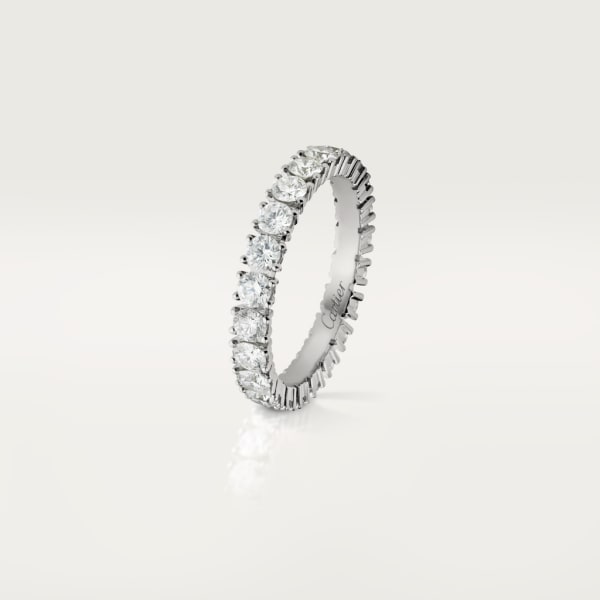 Cartier Destinée wedding ring, width 3.3 mm, paved   Platinum, diamonds