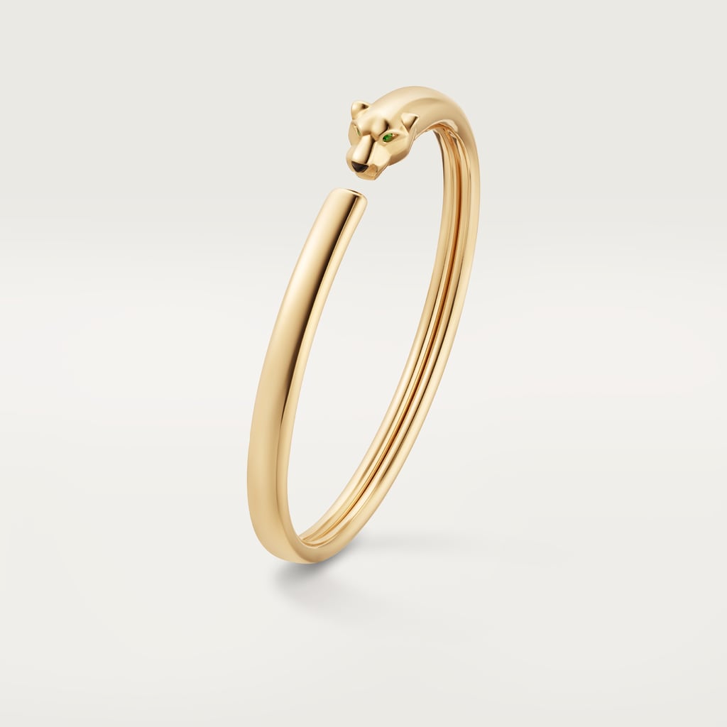 Panthère de Cartier bracelet, small modelYellow gold, onyx, tsavorite garnets