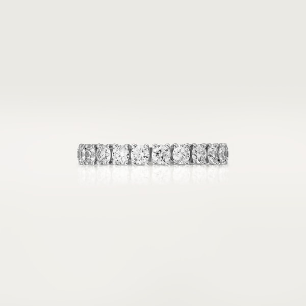 Cartier Destinée wedding ring, width 3.3 mm, paved   Platinum, diamonds