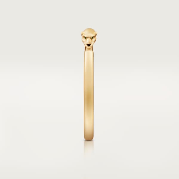 Panthère de Cartier bracelet, small model Yellow gold, onyx, tsavorite garnets