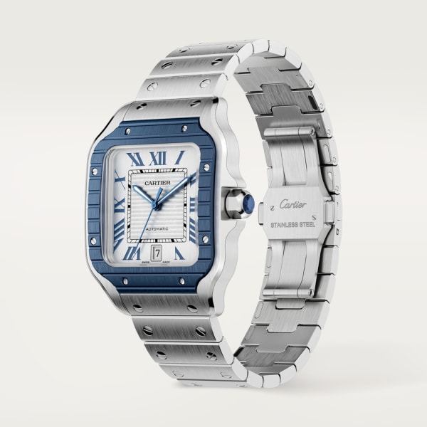 CRWSSA0047 - Santos de Cartier watch - Large model, automatic movement ...