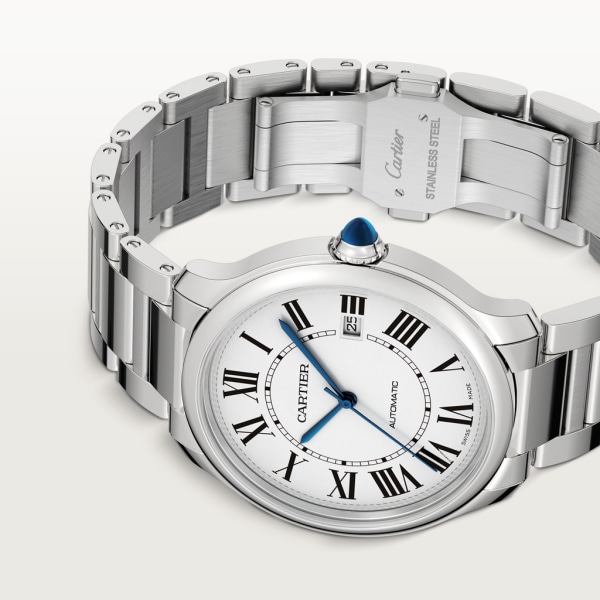 Ronde Must de Cartier watch 40 mm, automatic movement, steel