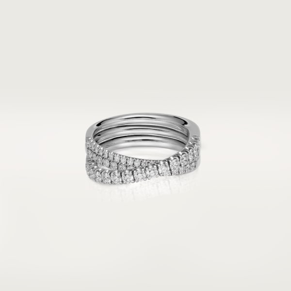 Etincelle de Cartier ring, semi-paved White gold, diamonds