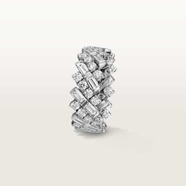 Reflection de Cartier wedding band White gold, diamonds