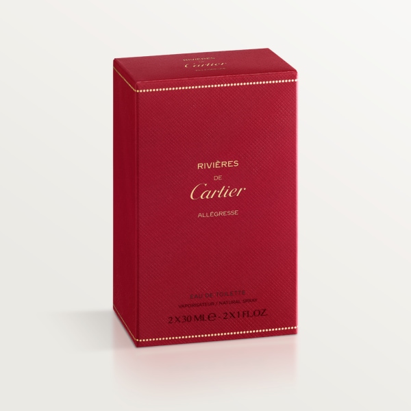 Les Nécessaires à Parfum Rivières de Cartier Allégresse Eau de Toilette Refill Pack 2x30 ml Spray