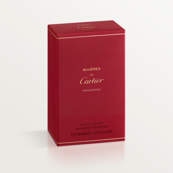 Les Nécessaires à Parfum Rivières de Cartier Insouciance Eau de Toilette Refill Pack 2x30 ml Spray