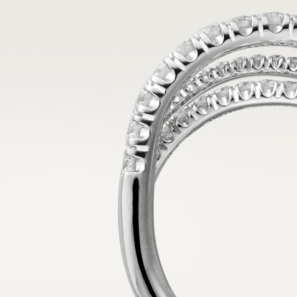 Etincelle de Cartier ring, semi-paved White gold, diamonds