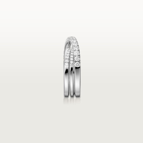 Etincelle de Cartier ring, semi-paved White gold, diamonds