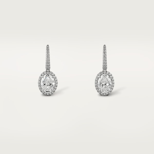 Cartier Destinée earrings Platinum, diamonds