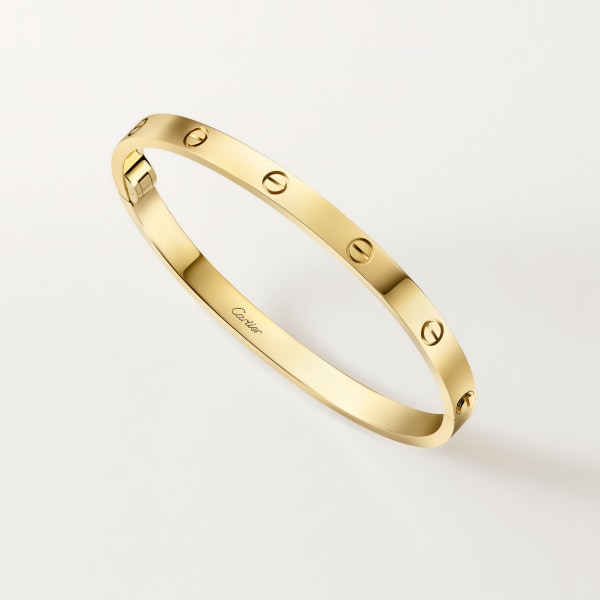 Love bracelet, medium model Yellow gold