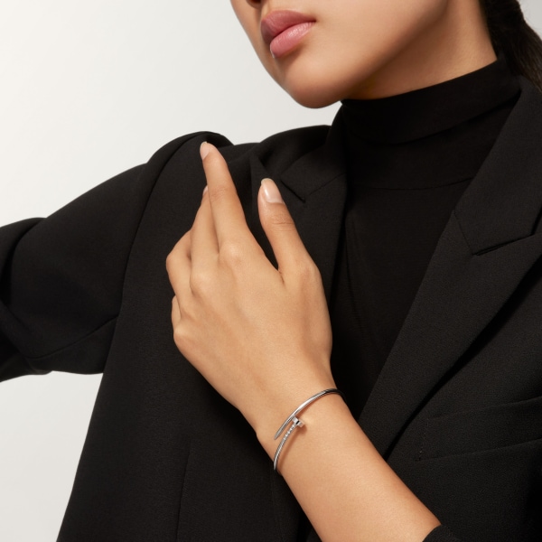 Juste un Clou bracelet, small model White gold