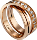 Etincelle de Cartier ring Rose gold, diamonds