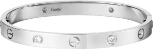 cartier 4 diamond love bracelet