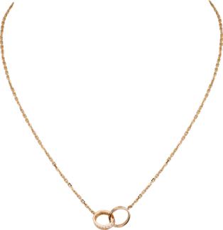 <span class='lovefont'>A </span> necklace, diamonds Rose gold, diamonds