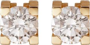 C de Cartier earrings Yellow gold, diamonds