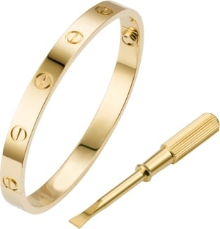 cartier love bracelet yellow gold price