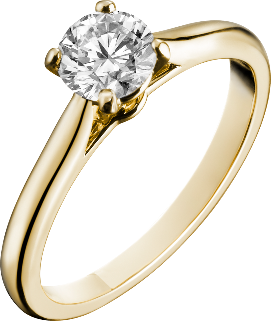 Solitaire 1895Yellow gold, diamond