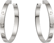 <span class='lovefont'>A </span> earrings White gold