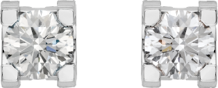 C de Cartier earrings White gold, diamonds