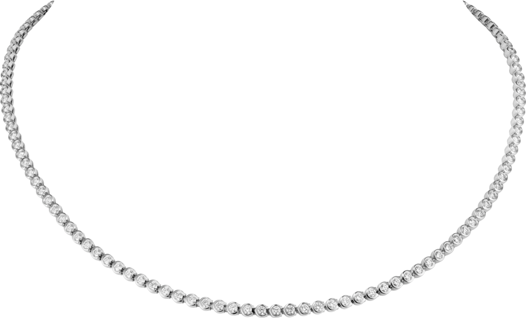 C de Cartier necklaceWhite gold, diamonds