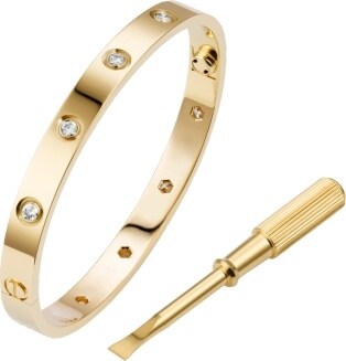 10 diamond cartier love bracelet
