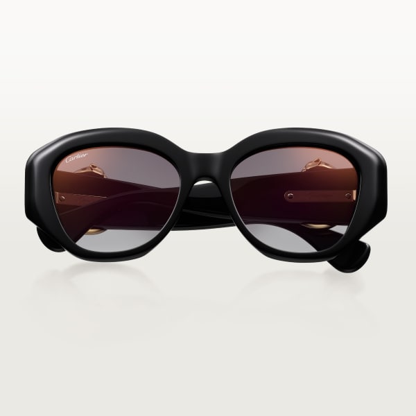 Panthère de Cartier, Sunglasses Black acetate, grey lenses