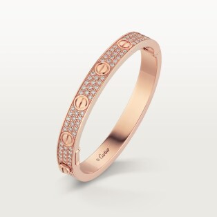 Cartier love bracelet diamond paved discount