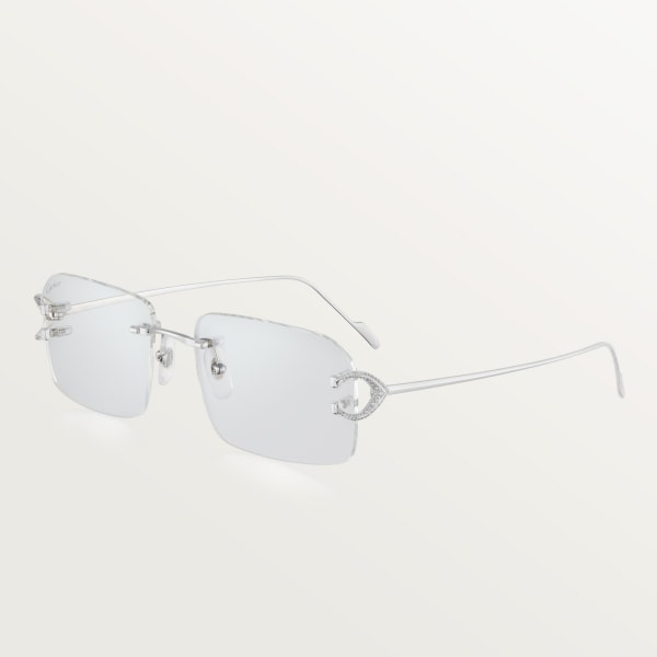 White gold cartier glasses best sale