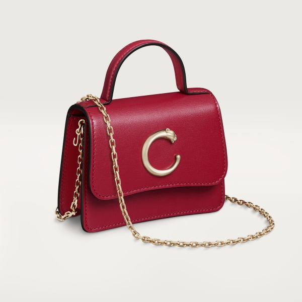 Cartier red handbag best sale