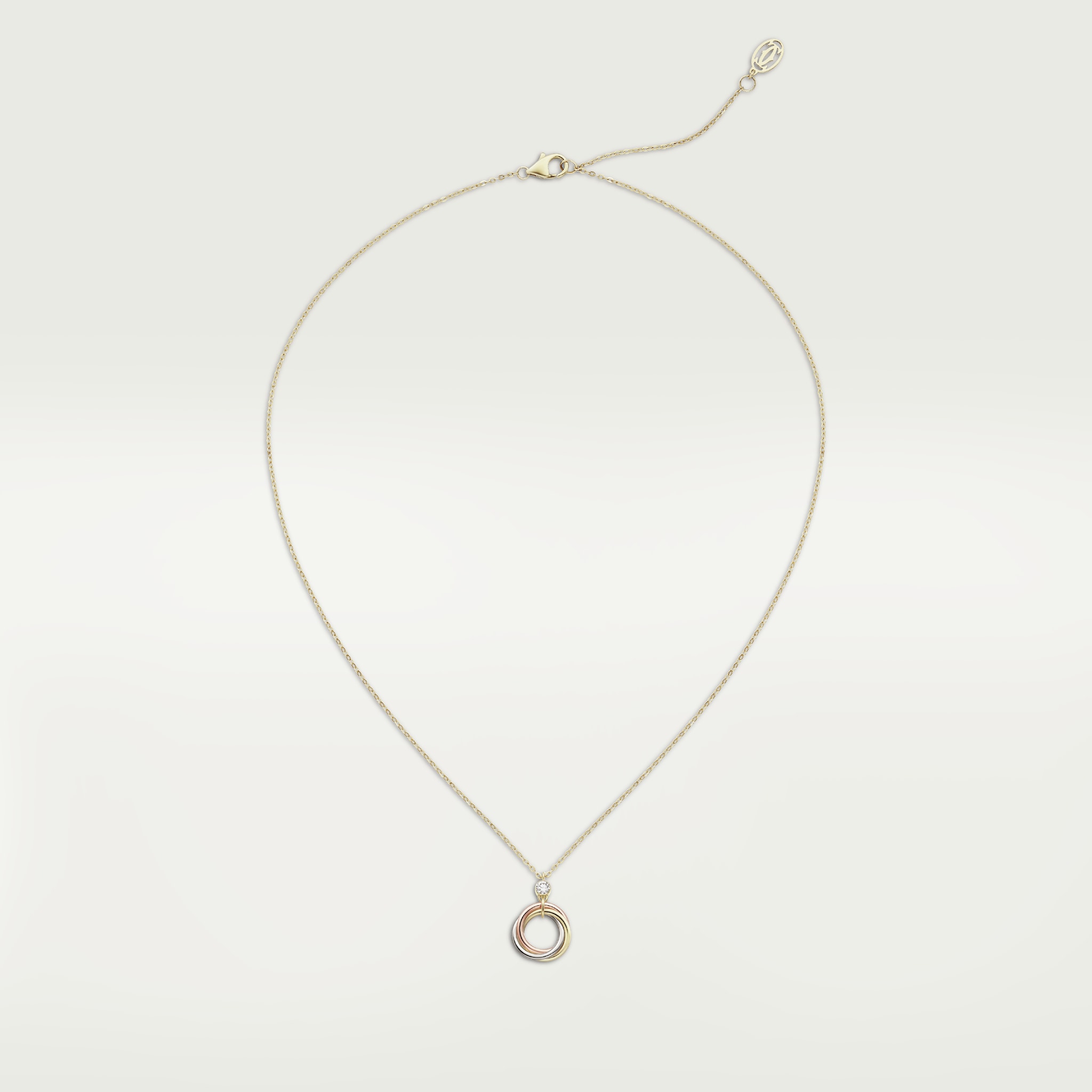 Cartier trinity necklace sales
