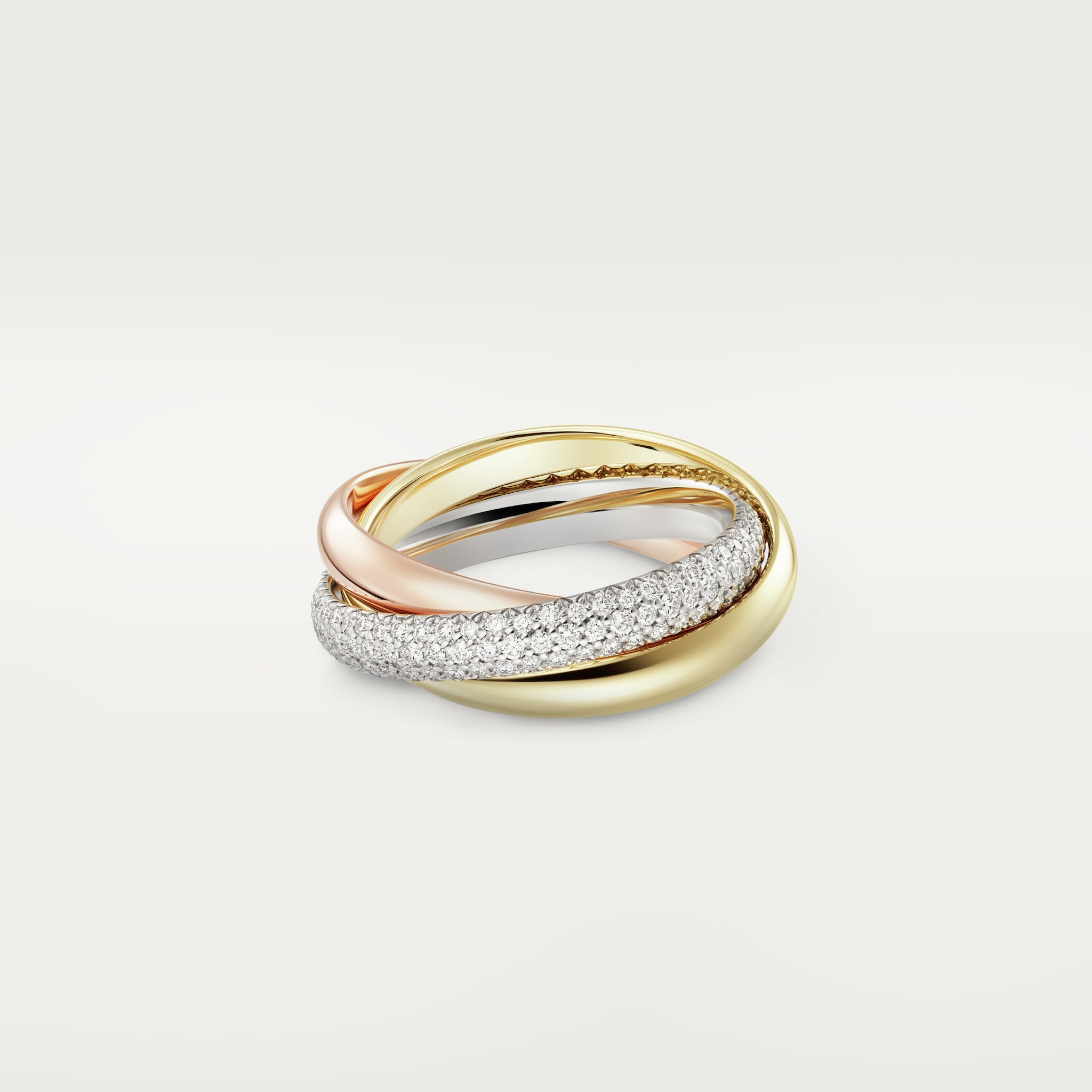 Cartier trinity hotsell wedding band