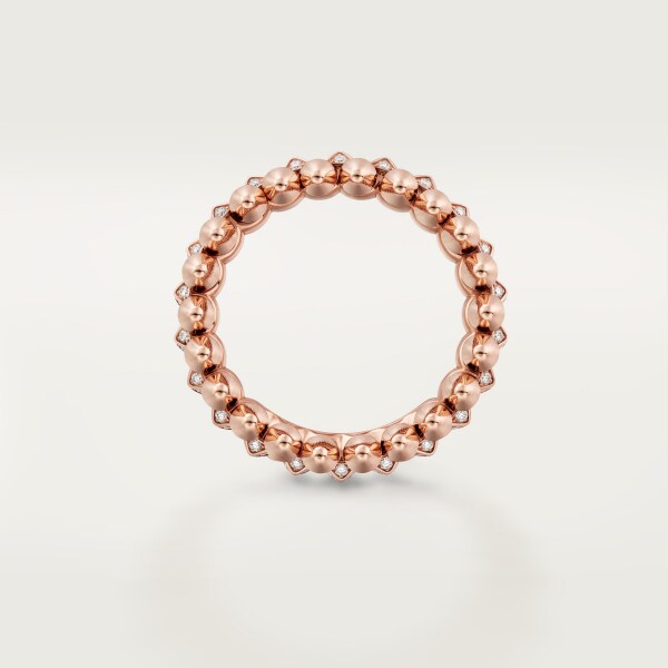 Clash de Cartier ring Rose gold, diamonds