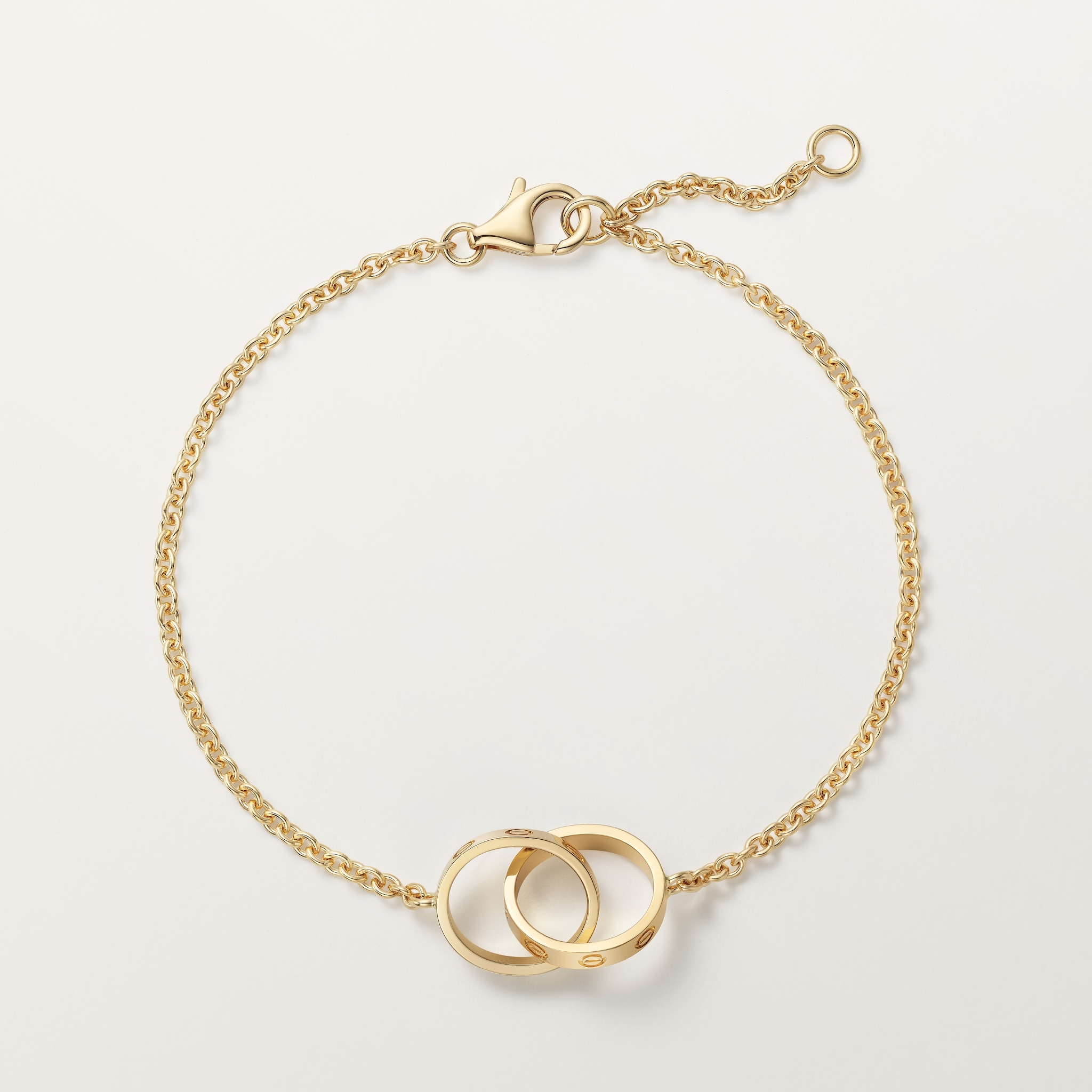 Love bracelet, on chainYellow gold