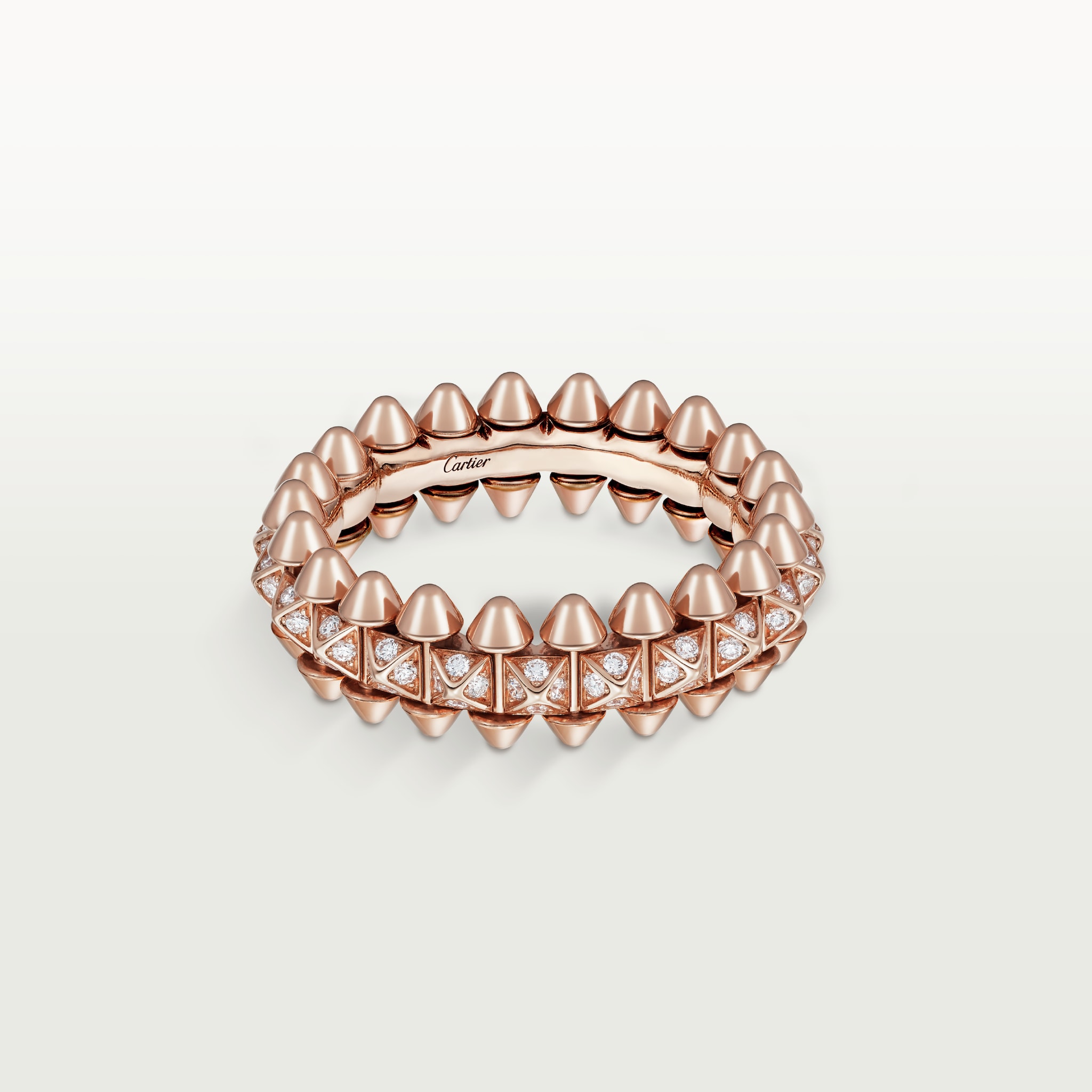 Clash de Cartier ringRose gold, diamonds