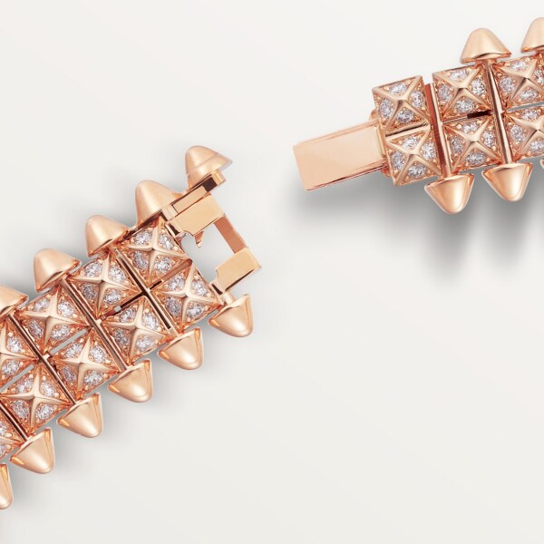 Clash de Cartier necklace Rose gold, diamonds