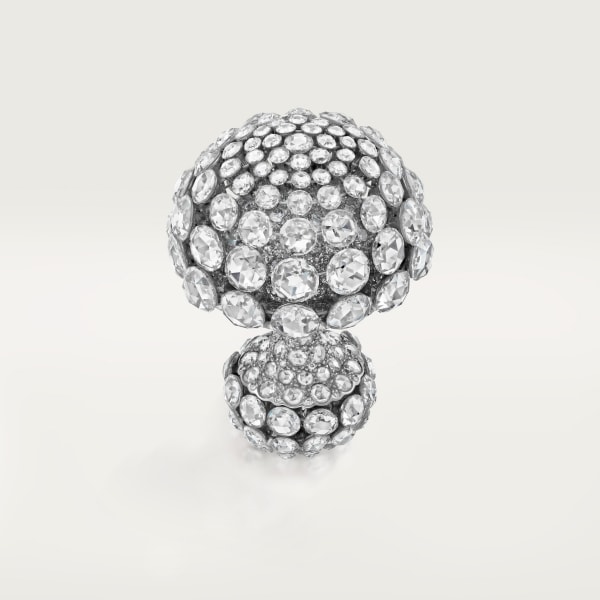 Cartier Libre Polymorph ring, diamonds White gold, diamonds