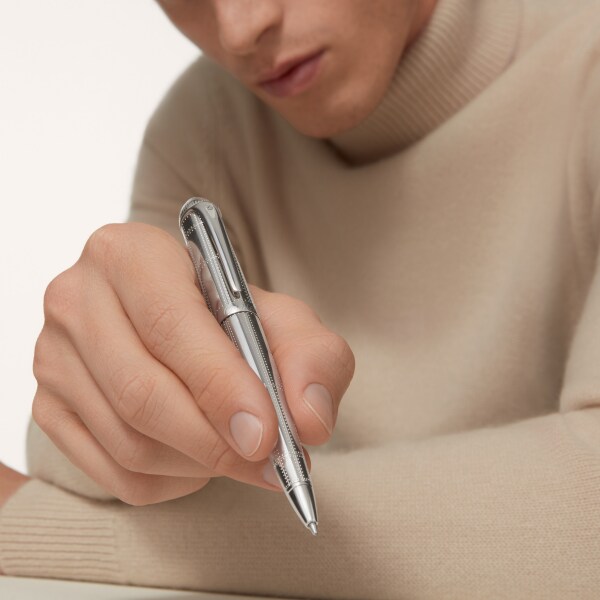 R de Cartier pen Metal, palladium finish