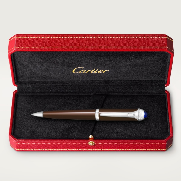 R de Cartier ballpoint pen Composite, palladium finish