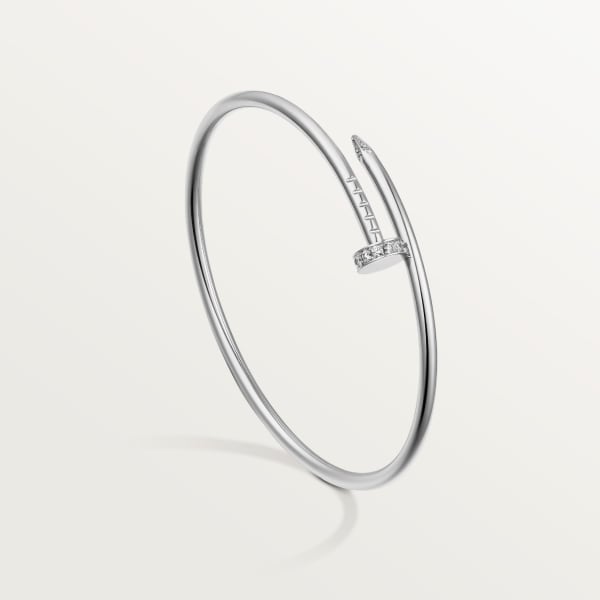 Juste un Clou bracelet, small model, diamonds White gold