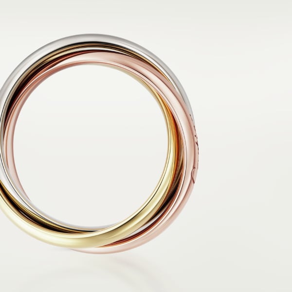 Trinity ring White gold, rose gold, yellow gold