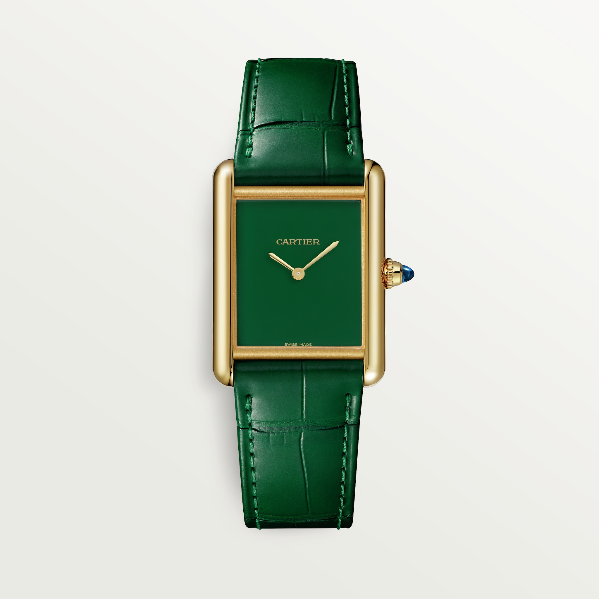 Green new arrivals cartier watch